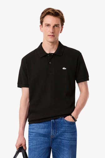 LACOSTE Polo-Shirt schwarz