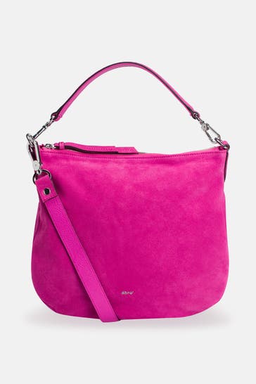 ABRO Schultertasche neonpink