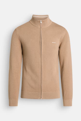 GANT Strickjacke hellbraun