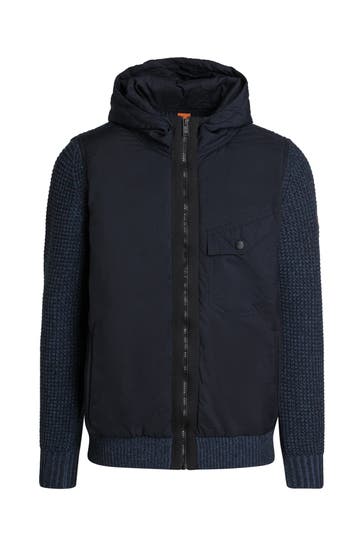 BOSS ORANGE Übergangsjacke 'Kalbumy' dunkelblau