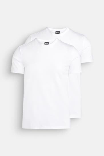 BOSS 2er-Pack T-Shirt weiß