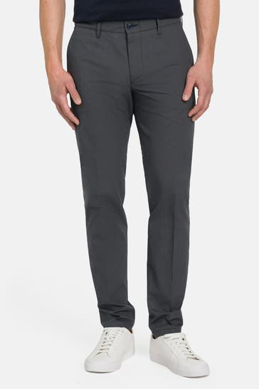 DRYKORN Stoffhose graublau kariert