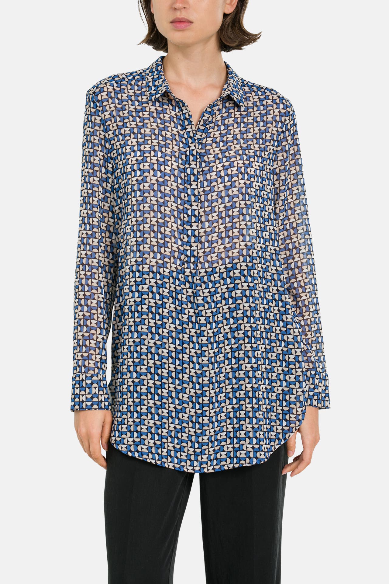 COMMA, Casual-Bluse gemustert, Bild 1