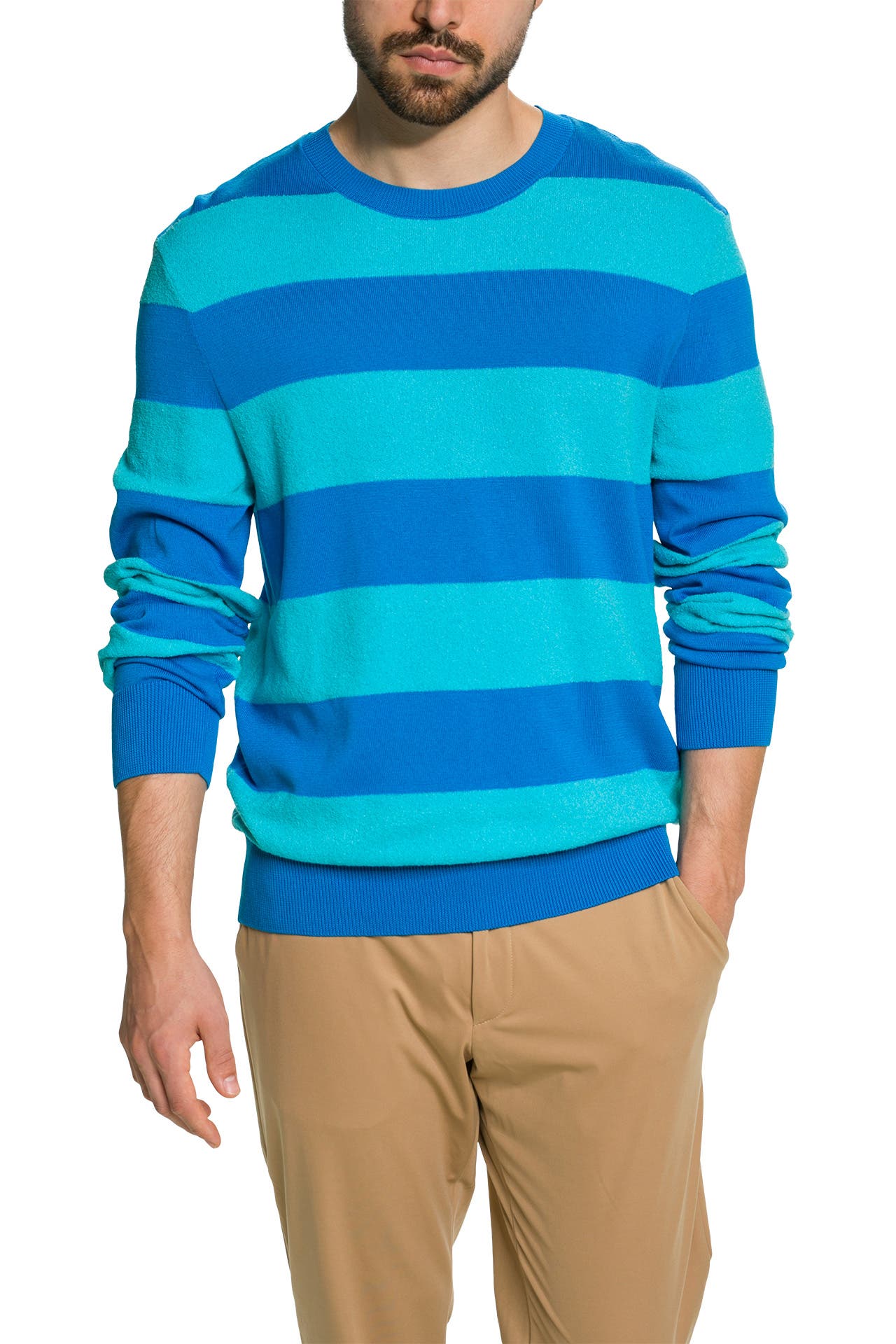 BOSS Strickpullover 'Eromeo' gestreift, Bild 1