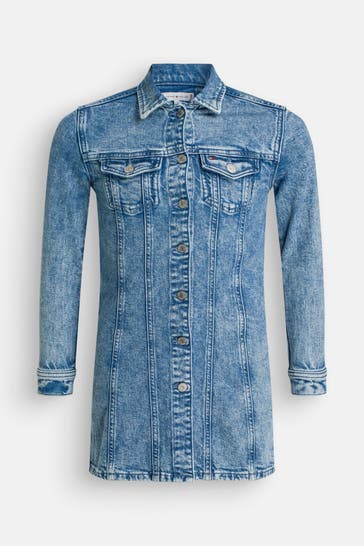 TOMMY HILFIGER Jeanskleid graublau