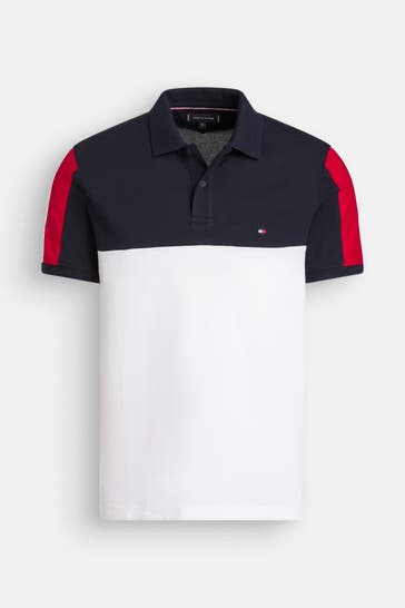 TOMMY HILFIGER Polo-Shirt dreifarbig