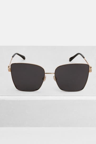 JIMMY CHOO Sonnenbrille gold