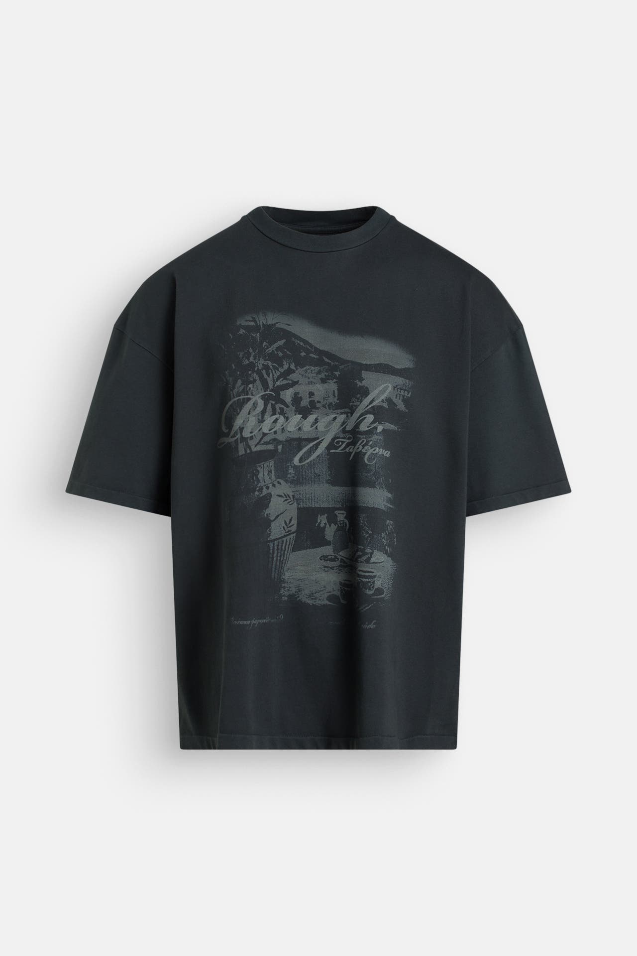 ROUGH. T-Shirt 'Vintage Taverna' schwarz, Bild 1