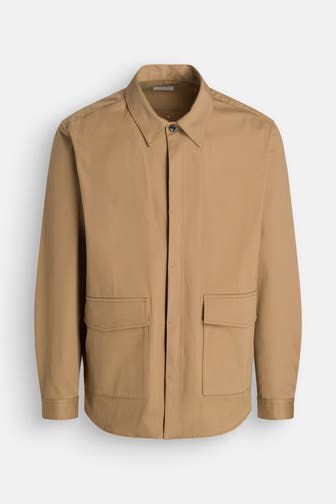 TIGER OF SWEDEN Overshirt 'Alberio' camel