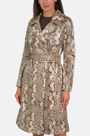 GUESS Kunstledermantel 'Briana' animal