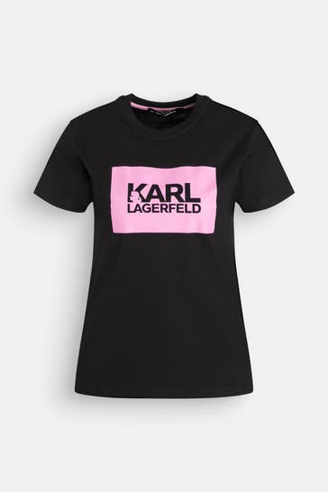 KARL LAGERFELD T-Shirt schwarz