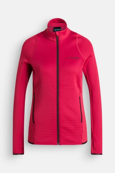 COLUMBIA - Midlayer 'Crystal Leaf™' dunkelrot