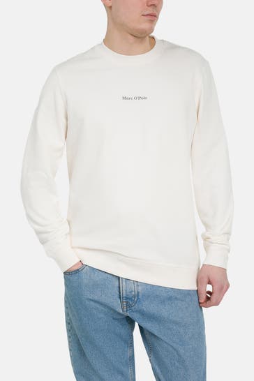 MARC O'POLO Sweatshirt weiß