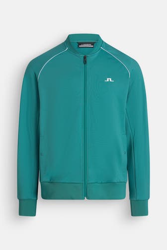 J.LINDEBERG SPORTSWEAR Sweatjacke 'Traven' blaugrün