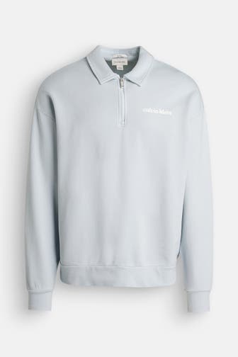 CK JEANS Sweat-Troyer hellblau