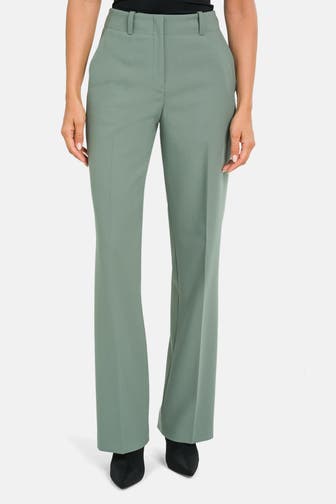 HUGO Stoffhose smaragdgrün