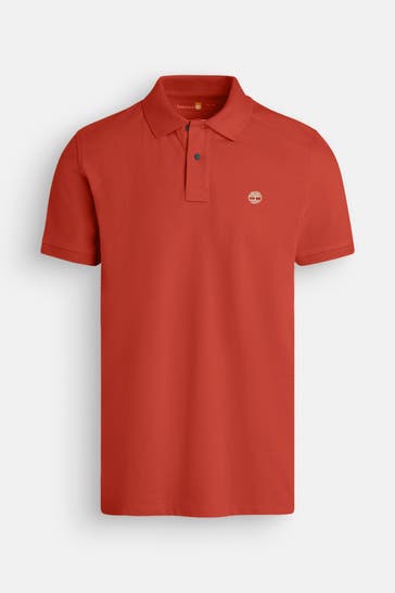TIMBERLAND Polo-Shirt 'Millers River' ziegelrot