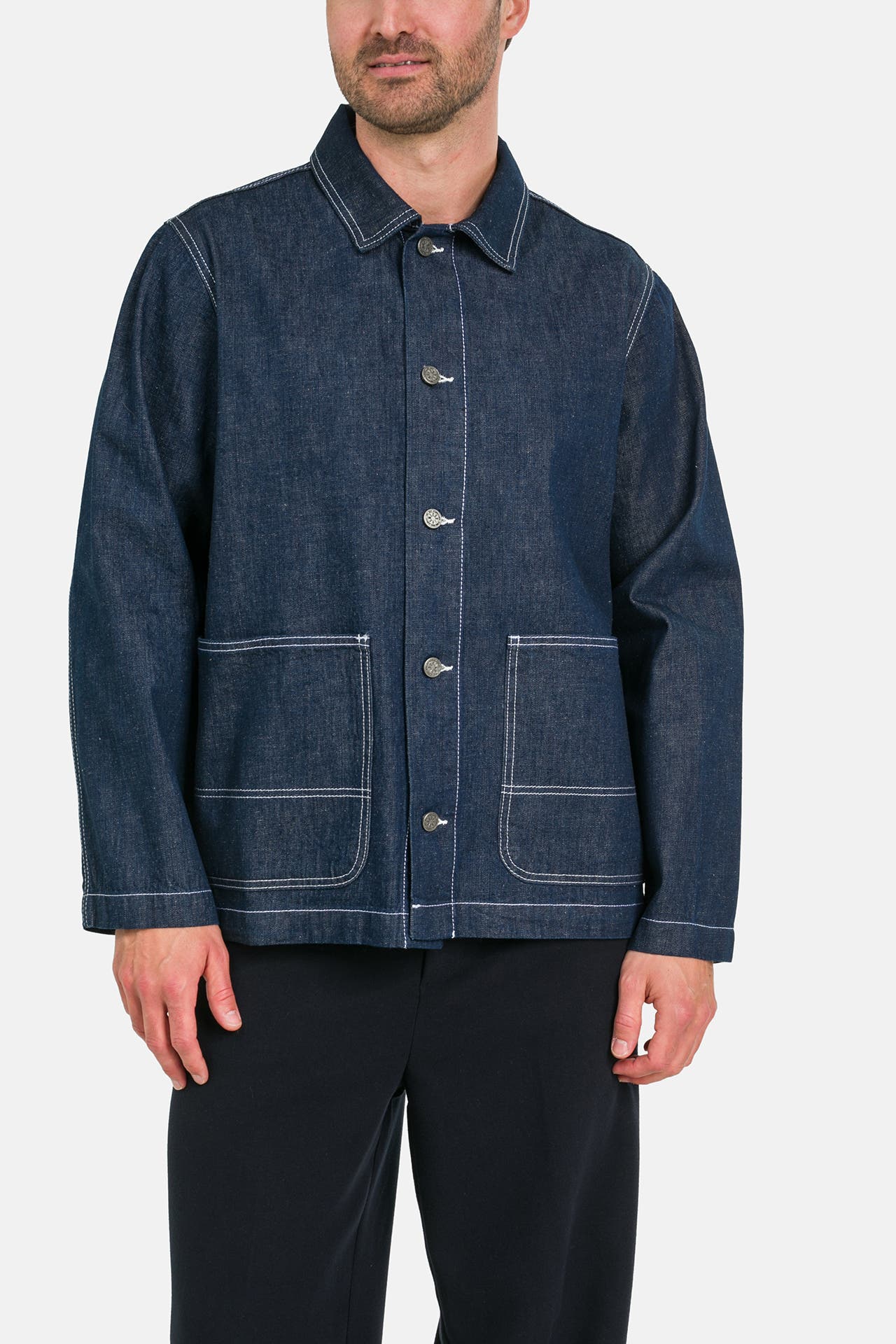 WOODBIRD Jeansjacke nachtblau, Bild 1