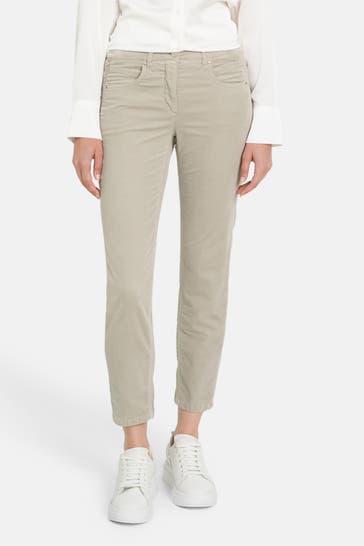 LUISA CERANO Stoffhose greige
