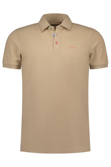 NEW ZEALAND AUCKLAND Polo-Shirt hellbraun