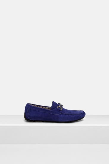 FERRAGAMO - Mokassins 'Parigi' königsblau