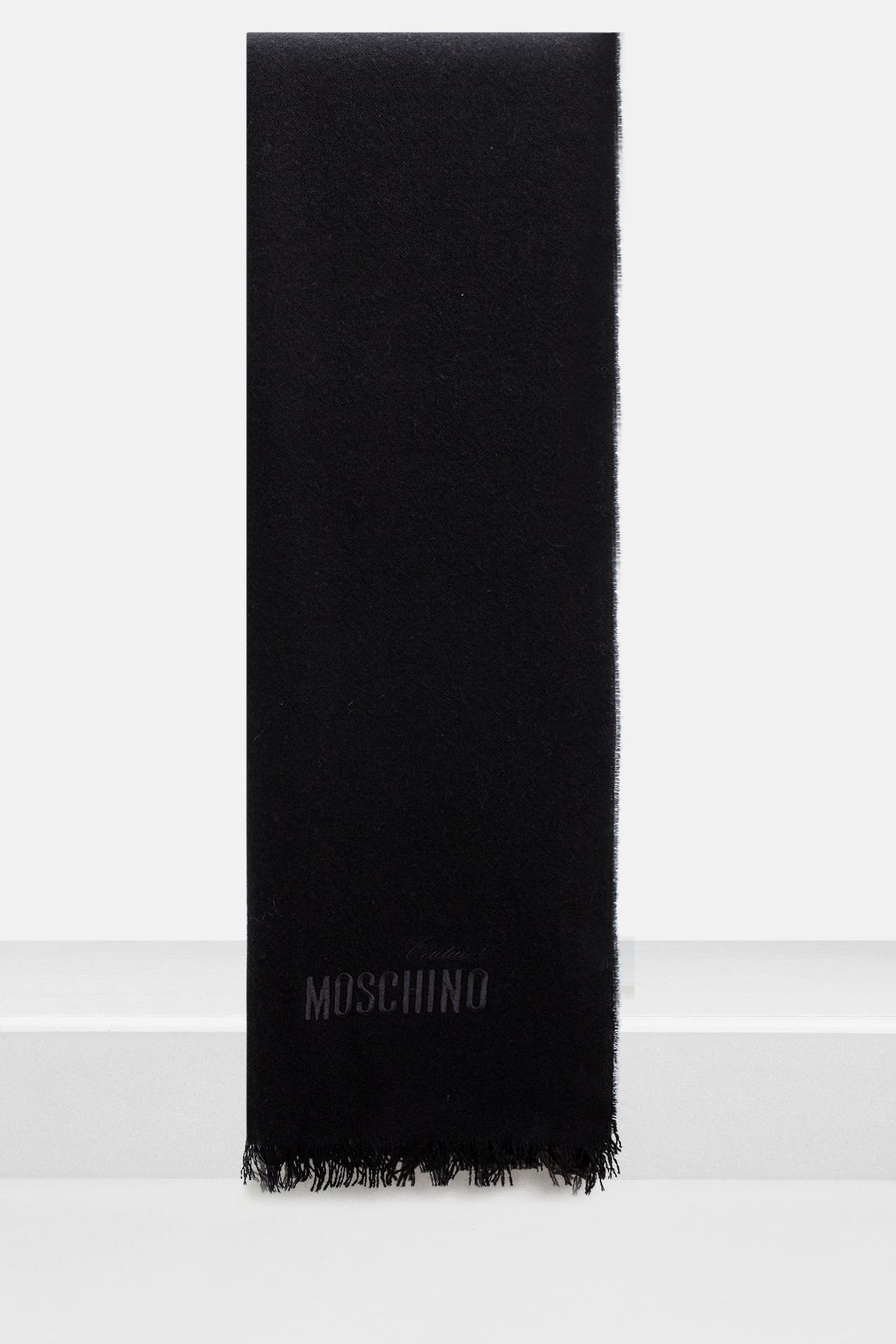 LOVE MOSCHINO Kaschmirschal schwarz, Bild 1
