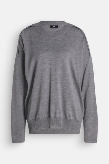 RIANI Strickpullover grau