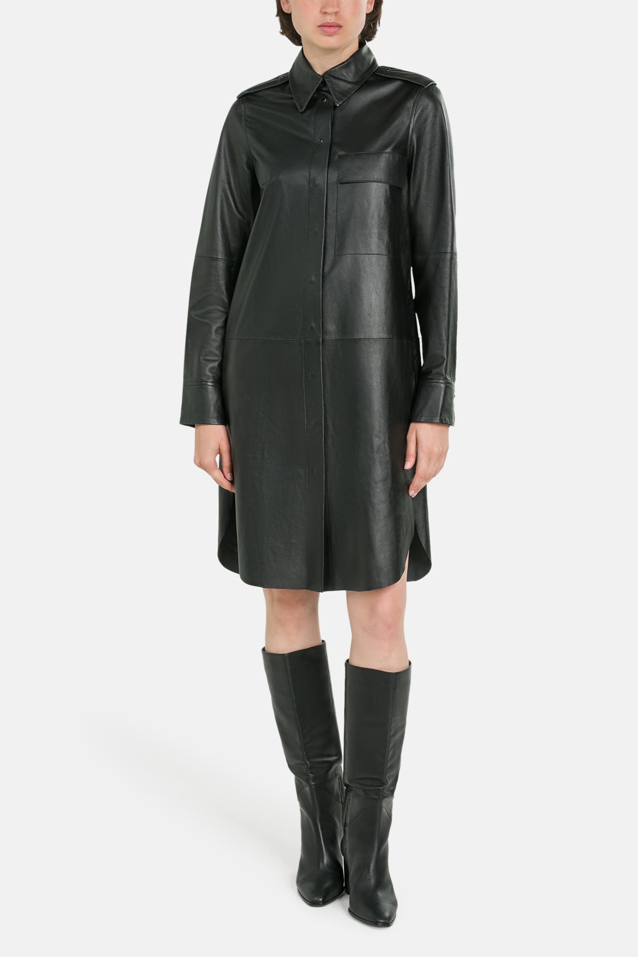 RIANI Lederkleid schwarz, Bild 1