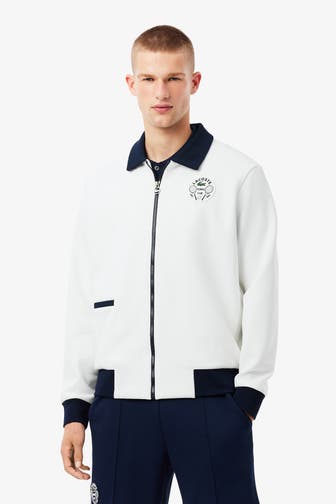 LACOSTE Sweatjacke weiß