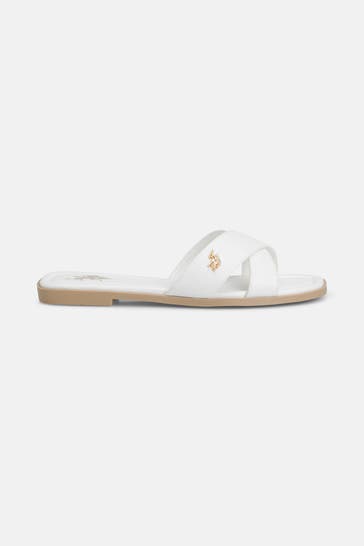U.S. POLO ASSN. Slides weiß