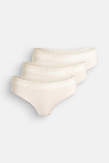 TRIUMPH 3er-Pack Slips ecru