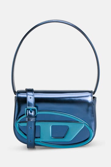 DIESEL Schultertasche türkis
