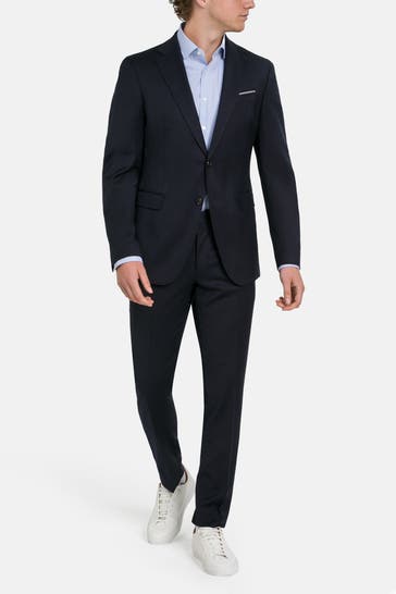 JOOP! Woll-Anzug 'Haspar/Bloom' navy