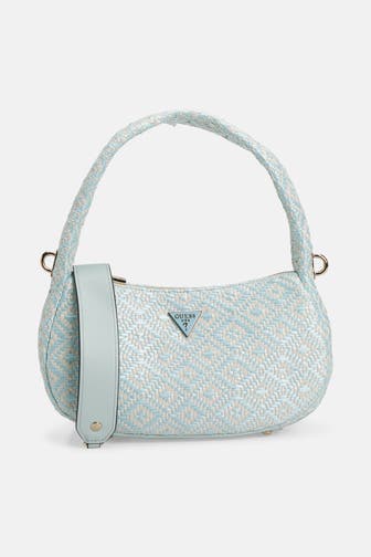 GUESS Schultertasche 'Rianee' gemustert