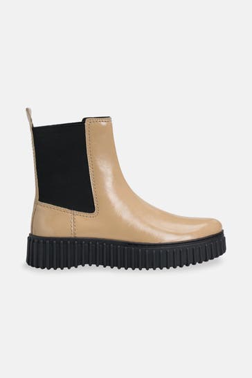 CLARKS Chelsea-Boots beige