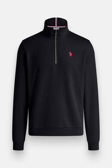 U.S. POLO ASSN. Sweat-Troyer schwarz