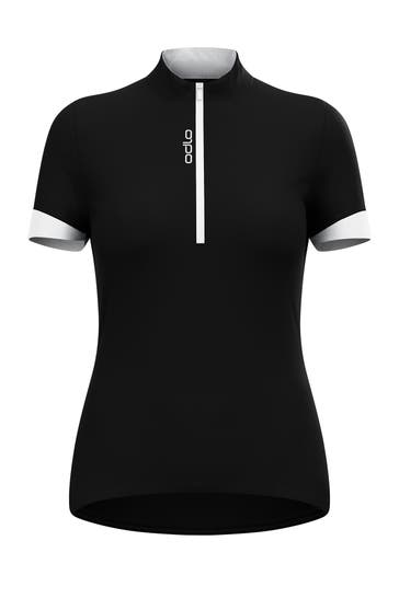 ODLO Fahrradtrikot 'Essential' schwarz