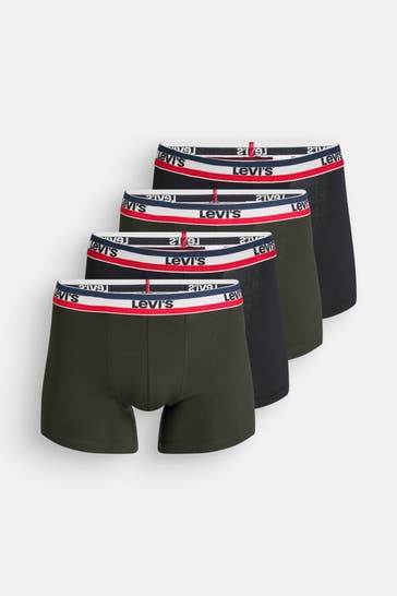LEVI'S® 4er-Pack Boxer Trunks mehrfarbig