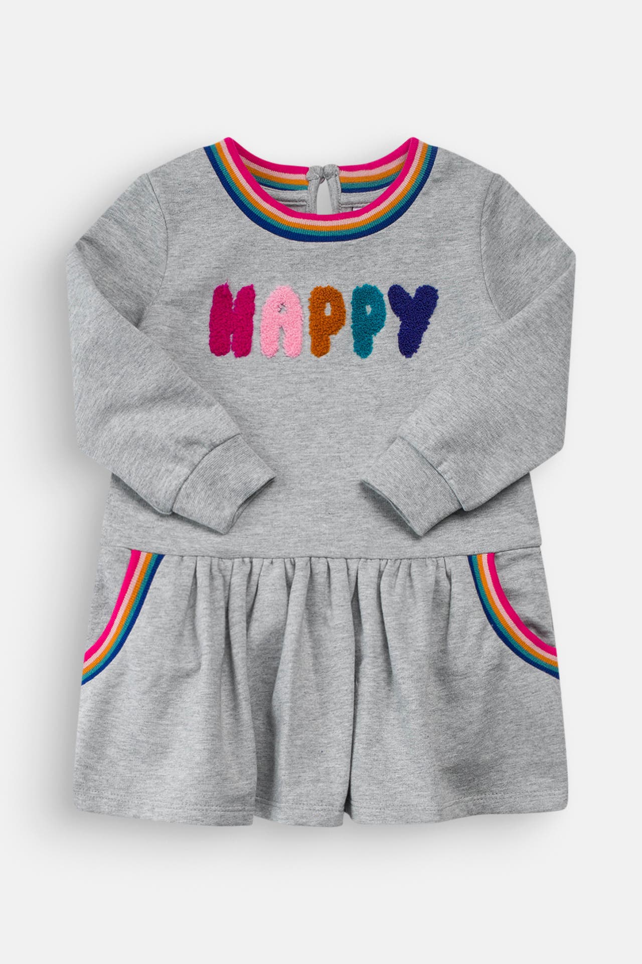 HAPPY GIRLS Sweatkleid hellgrau, Bild 1