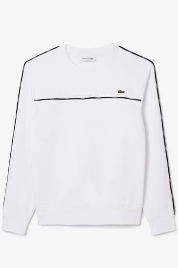 LACOSTE Sweatshirt weiß