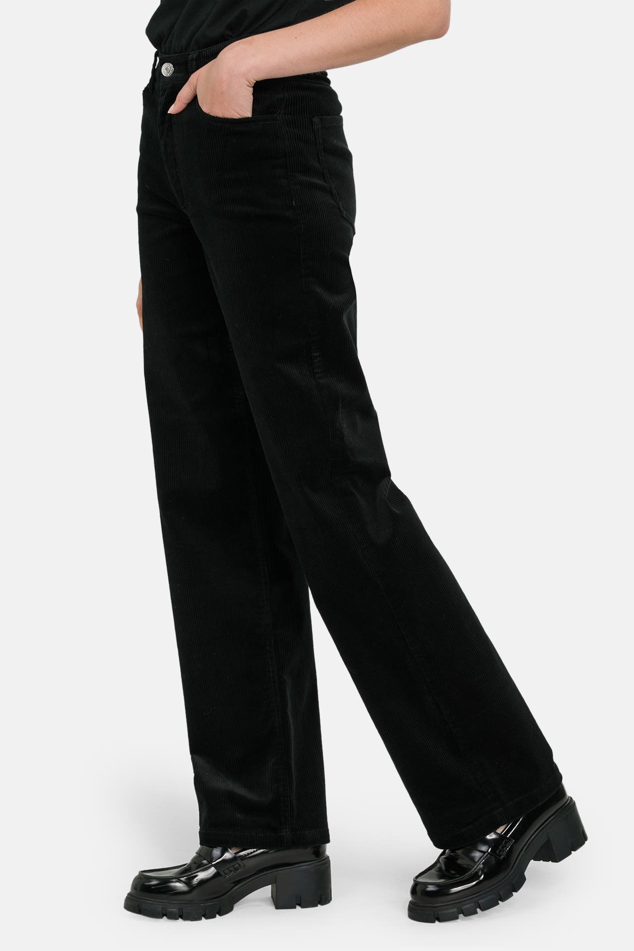 MARC O'POLO DENIM Cord-Stoffhose schwarz, Bild 1