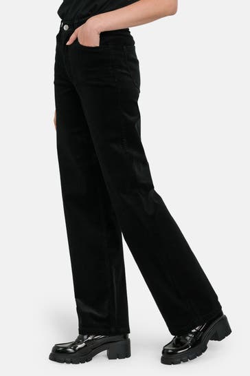 MARC O'POLO DENIM Cord-Stoffhose schwarz