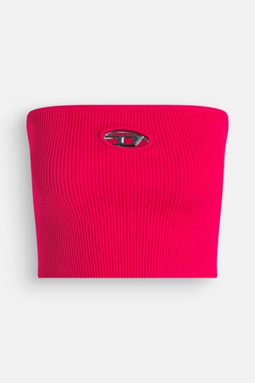 DIESEL Bandeau-Top 'Maglia' beere