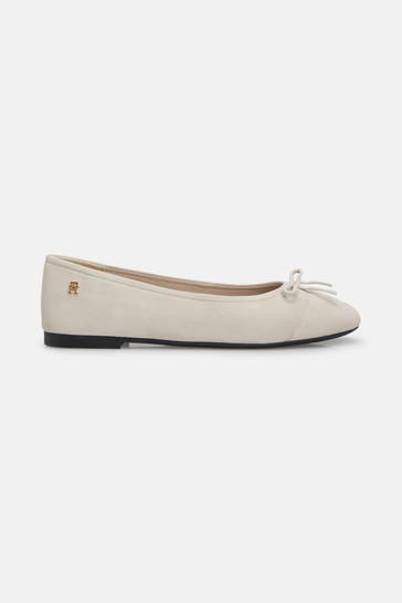 TOMMY HILFIGER Ballerinas 'Martina' ecru