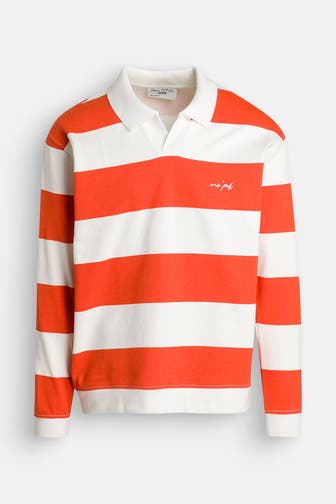 MARC O'POLO DENIM Langarm-Polo gestreift