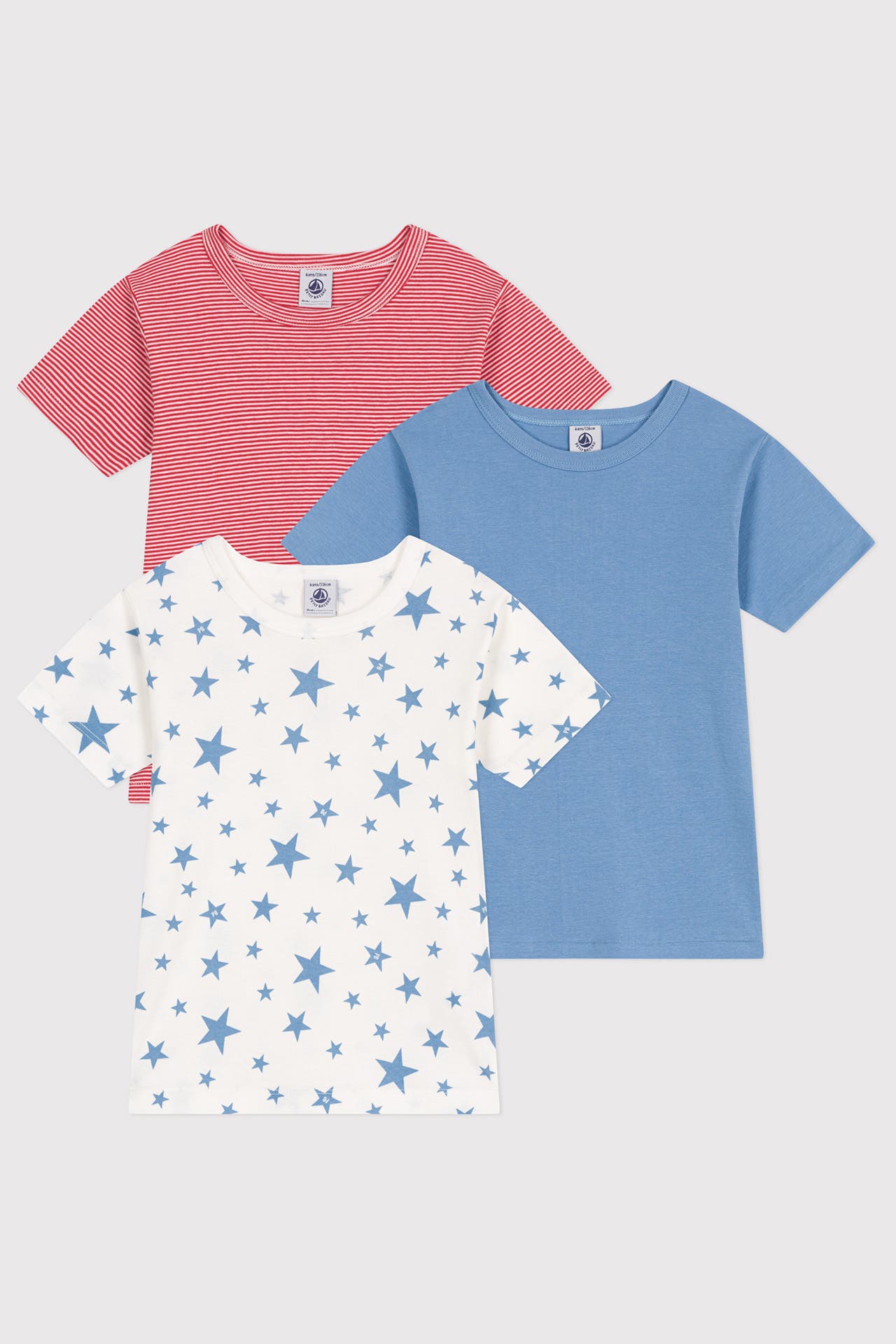 PETIT BATEAU 3er-Pack T-Shirts mehrfarbig, Bild 1