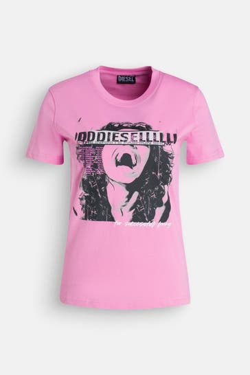DIESEL T-Shirt rosa