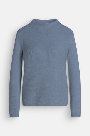 MARC O'POLO Strickpullover azurblau