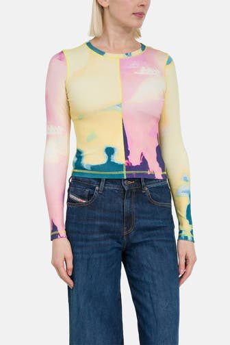 DIESEL Strick-Longsleeve 'Banes' mehrfarbig