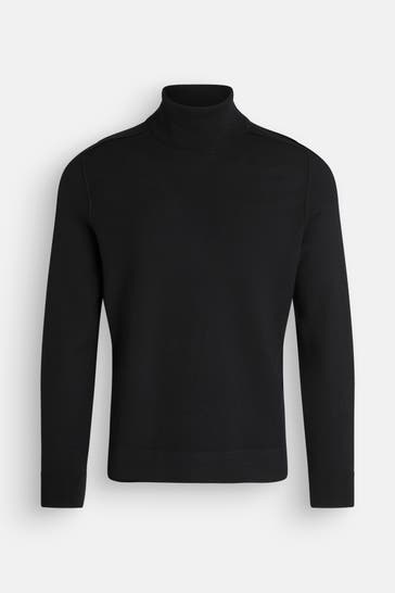 MARC O'POLO Rollkragenpullover schwarz